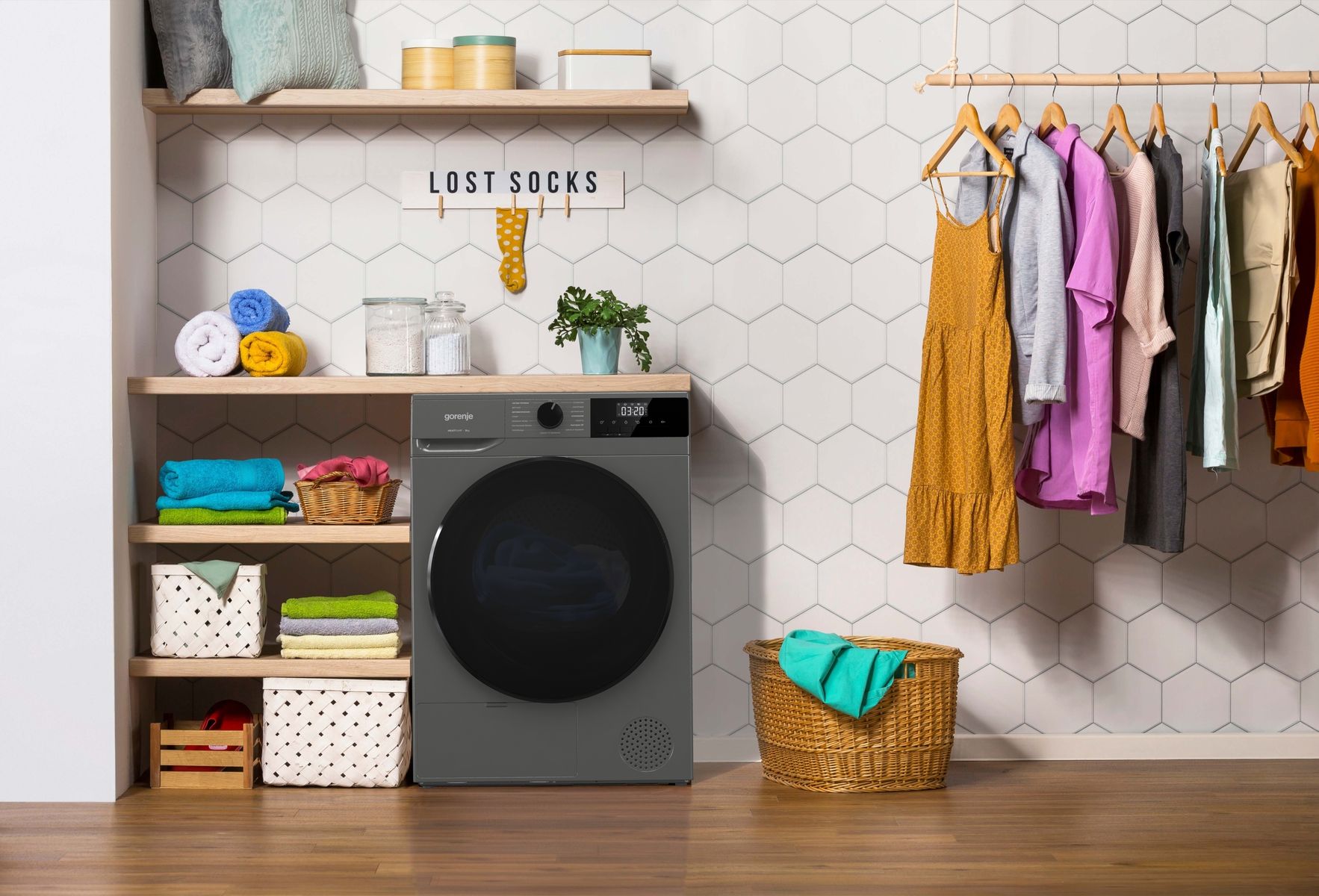 Сушильная машина Gorenje D2HNA92/C, серый в TehnoAdept
