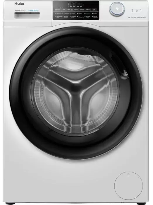 Стирально-сушильная машина Haier 959 (HW90-BP14959 + HD90-A2959 + соединит.элемент), белый в TehnoAdept