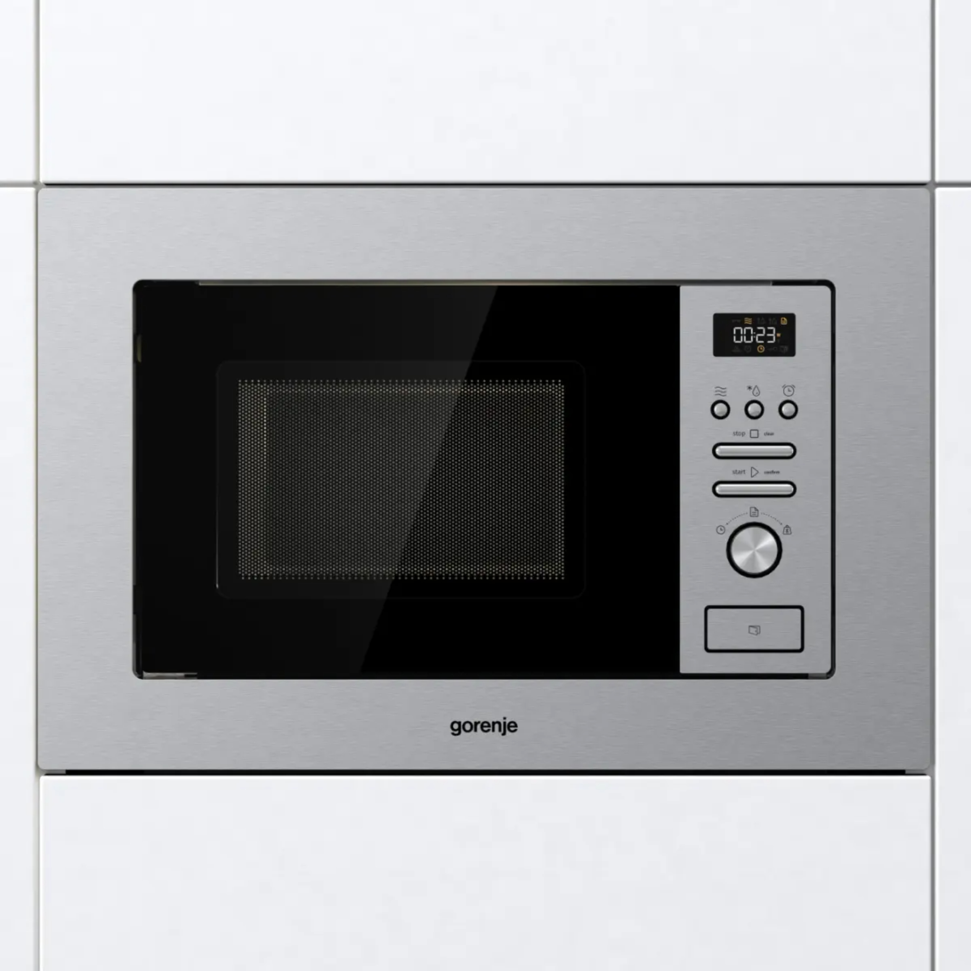 Микроволновая печь встраиваемая Gorenje BM201AG1X, нержавеющая сталь в TehnoAdept