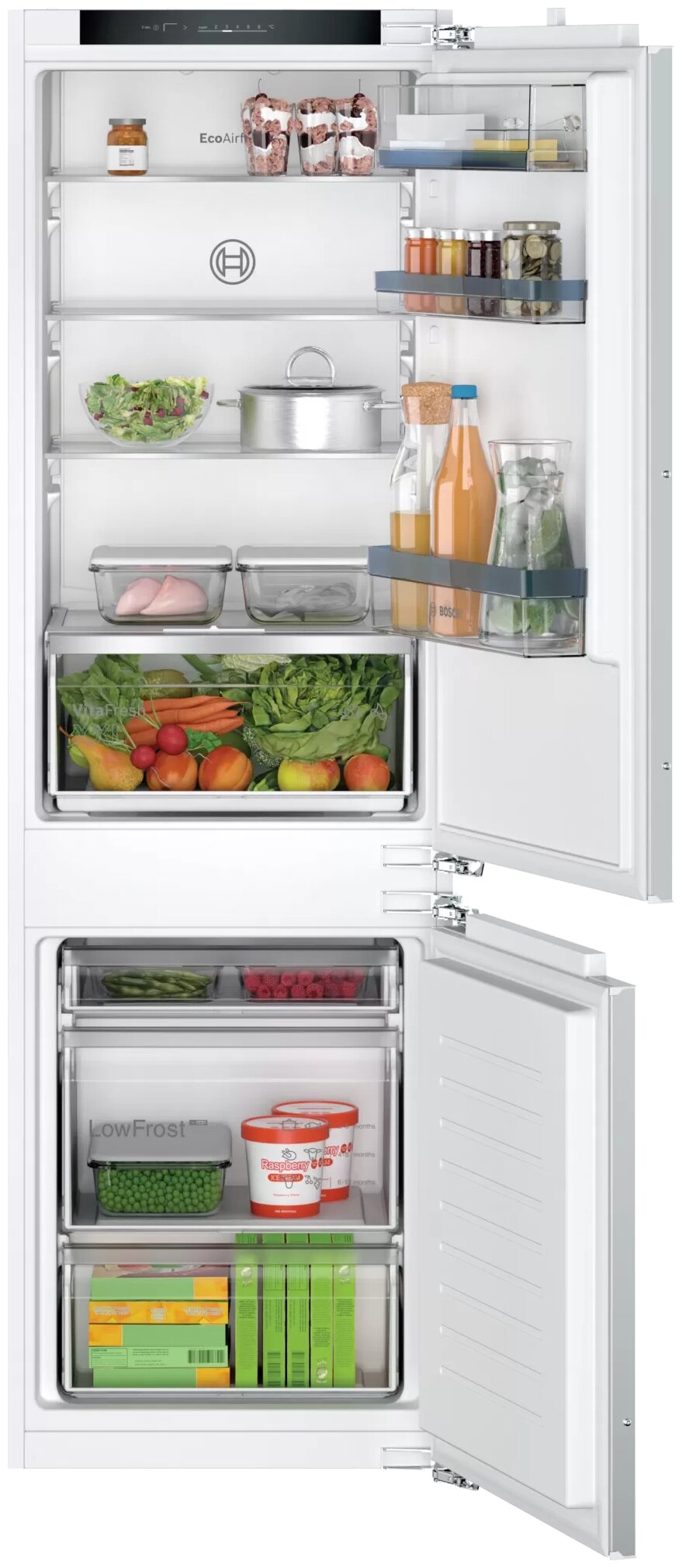 Холодильник встраиваемый Bosch KIV86VFE1, белый в TehnoAdept