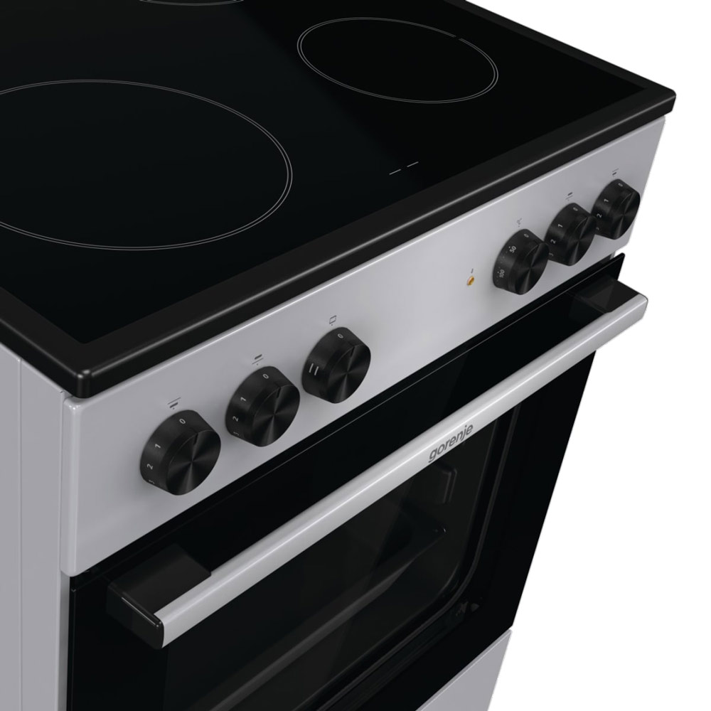 Плита электрическая Gorenje GEC6A11SG, серебристый в TehnoAdept