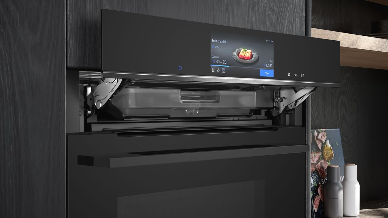 Духовой шкаф электрический Siemens HS758G3B1, черный в TehnoAdept