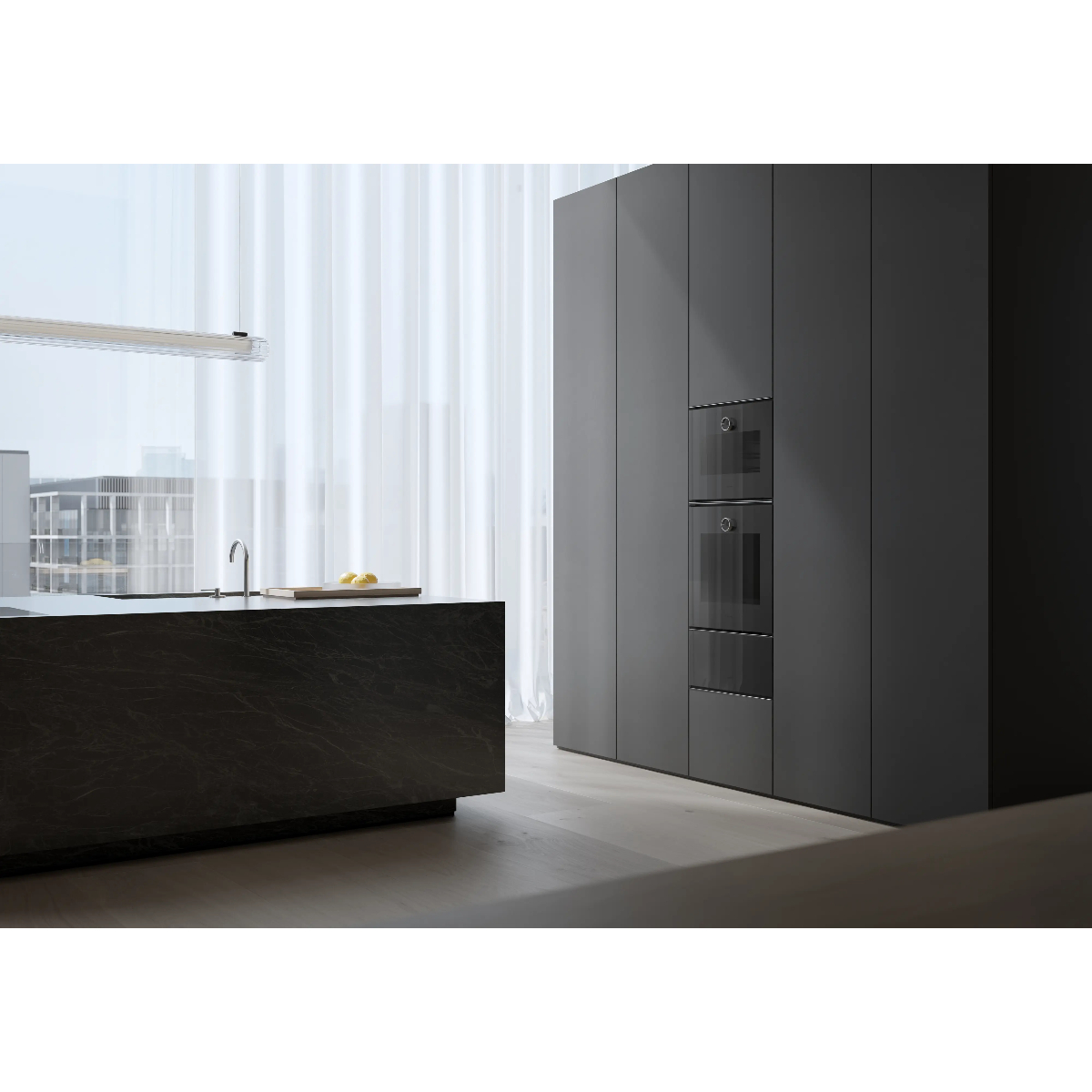 Духовой шкаф электрический Gaggenau GO250100, черный в TehnoAdept