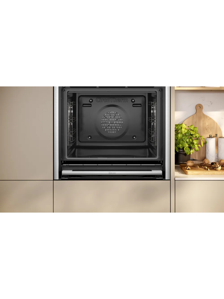 Духовой шкаф электрический Neff B64VT73N0, черный/нержавеющая сталь в TehnoAdept
