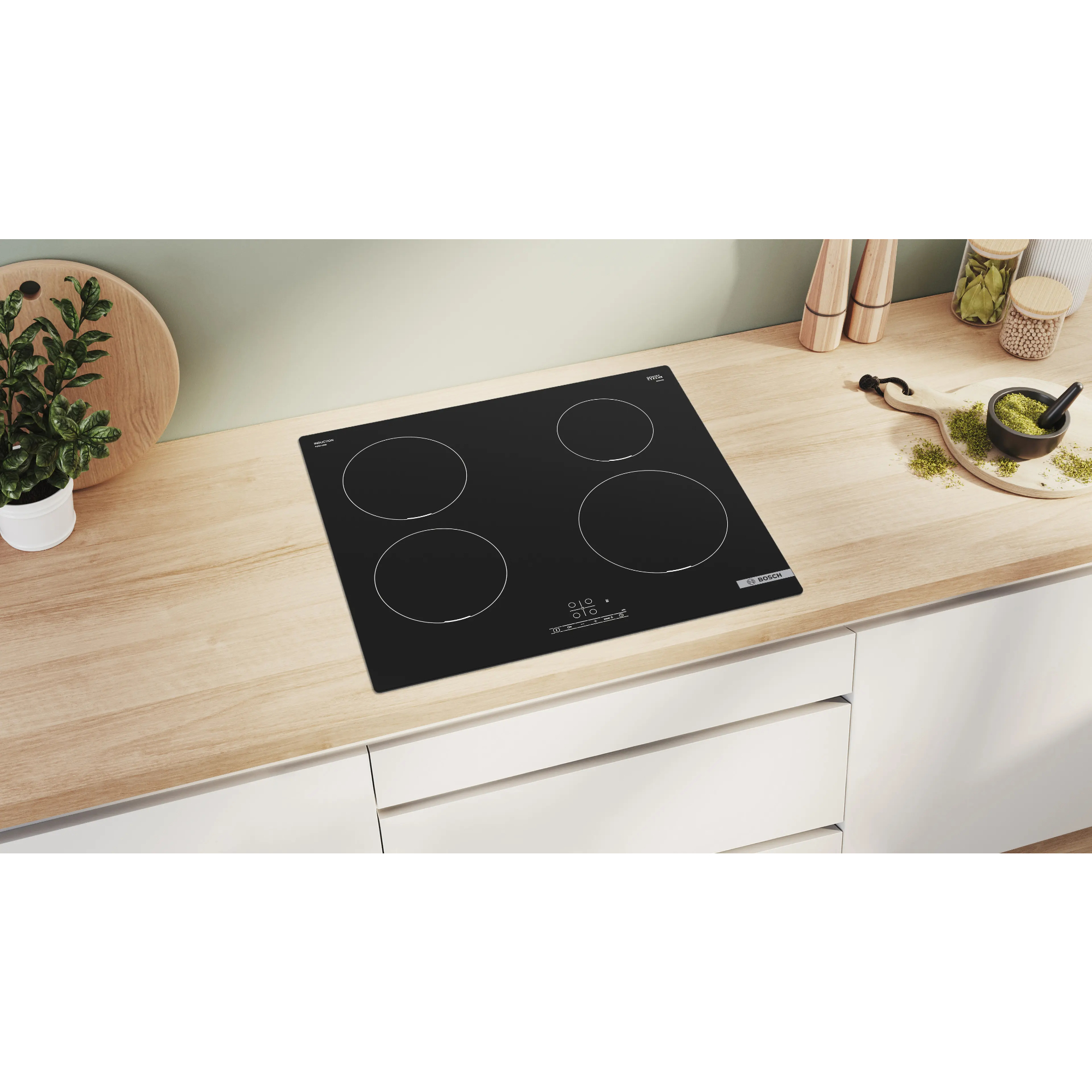 Варочная панель индукционная Bosch PUE611BB6E, черный в TehnoAdept