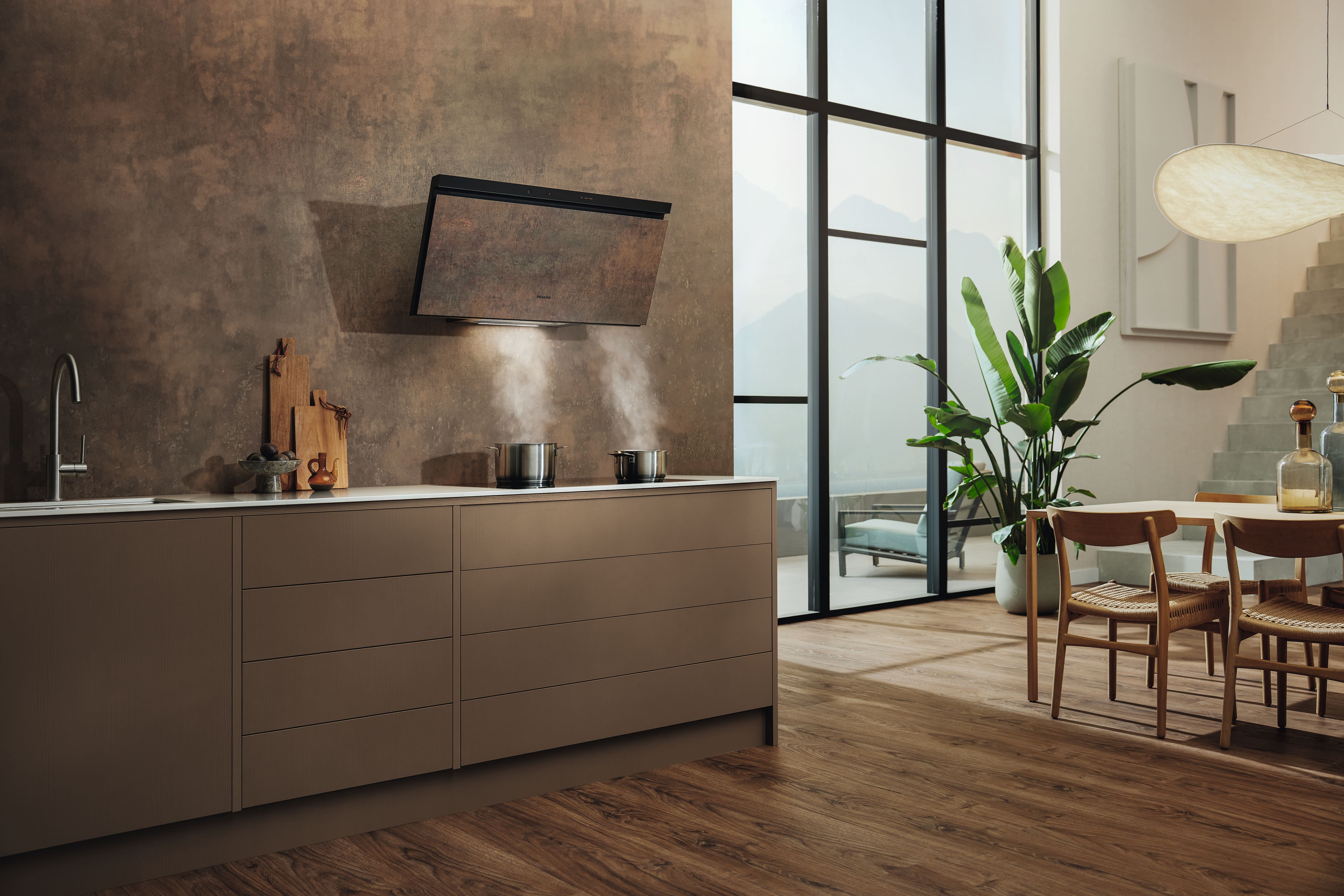 Вытяжка настенная Miele DAH 4970 Sienna PABO Patina Bronze, патина бронза в TehnoAdept