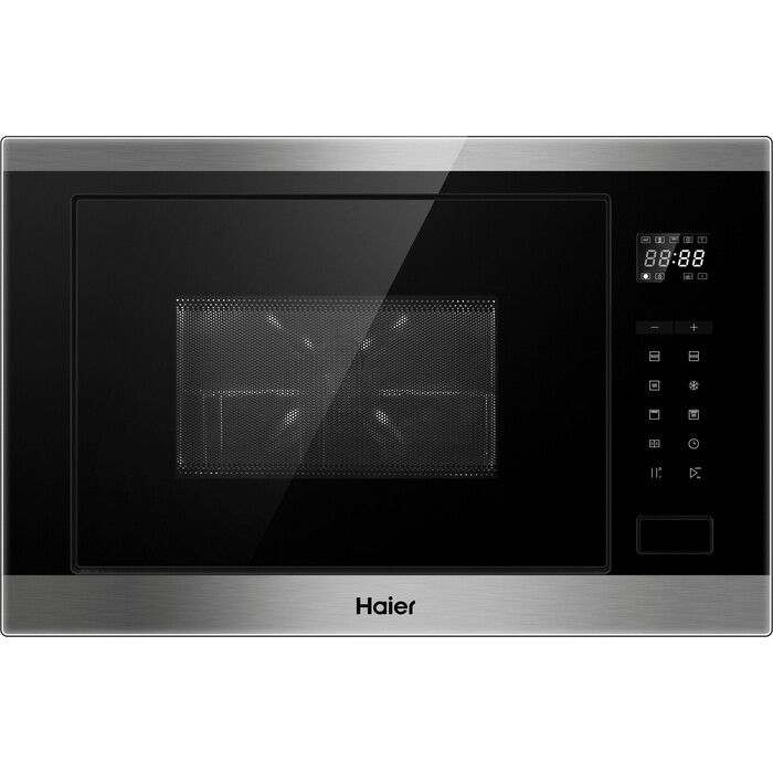 Микроволновая печь встраиваемая Haier HMX-BTG259X, серебристый в TehnoAdept