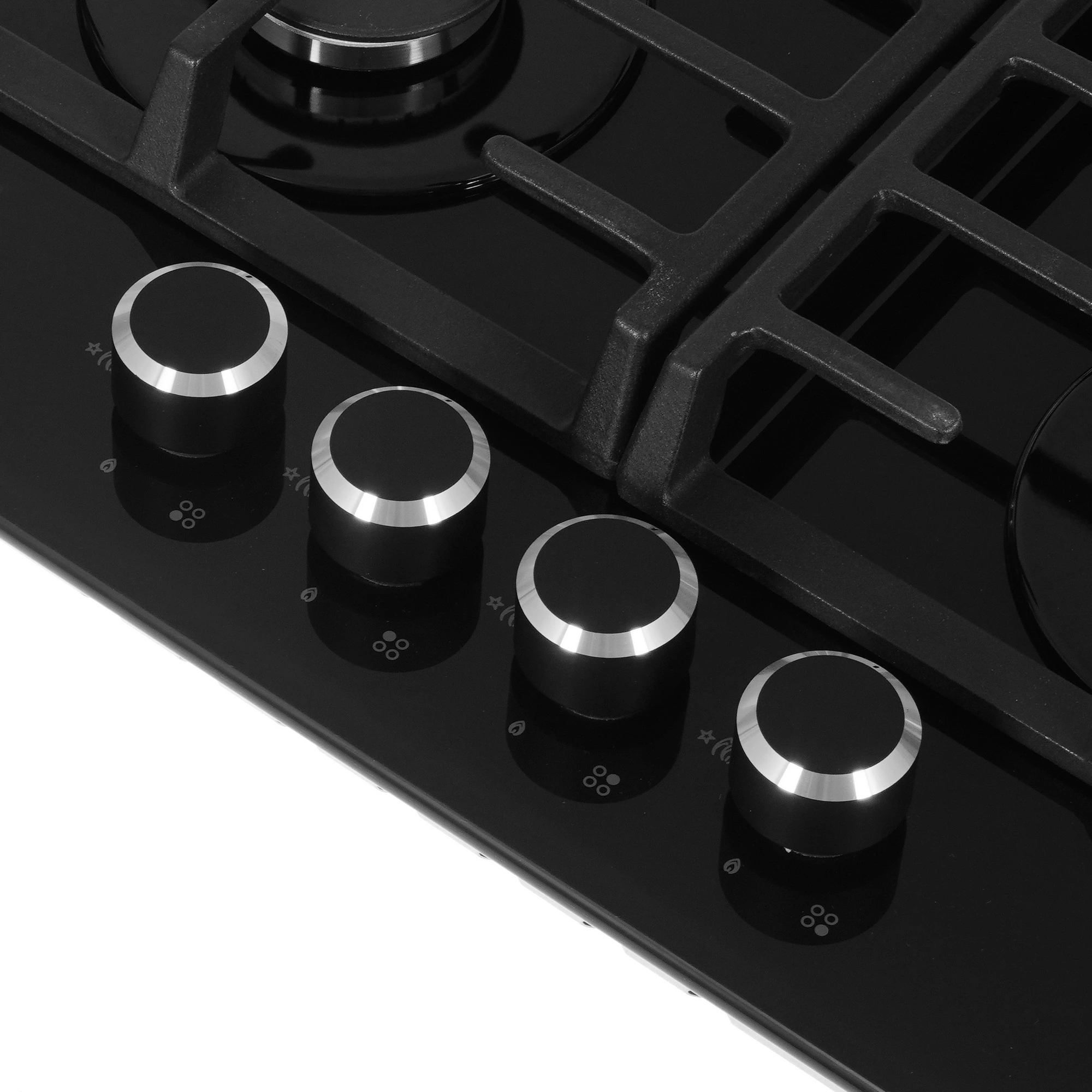 Варочная панель газовая Haier HHX-G64CNSB, черный в TehnoAdept