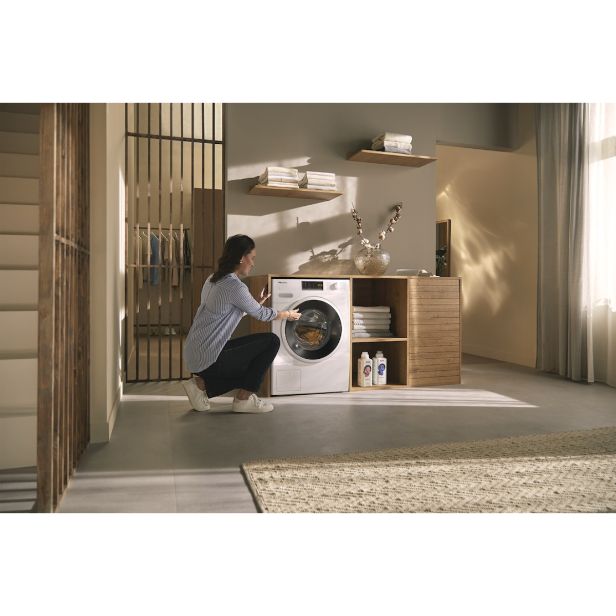 Стиральная машина Miele WWA120 WCS 8kg Active LOWE Lotus White, белый лотос в TehnoAdept