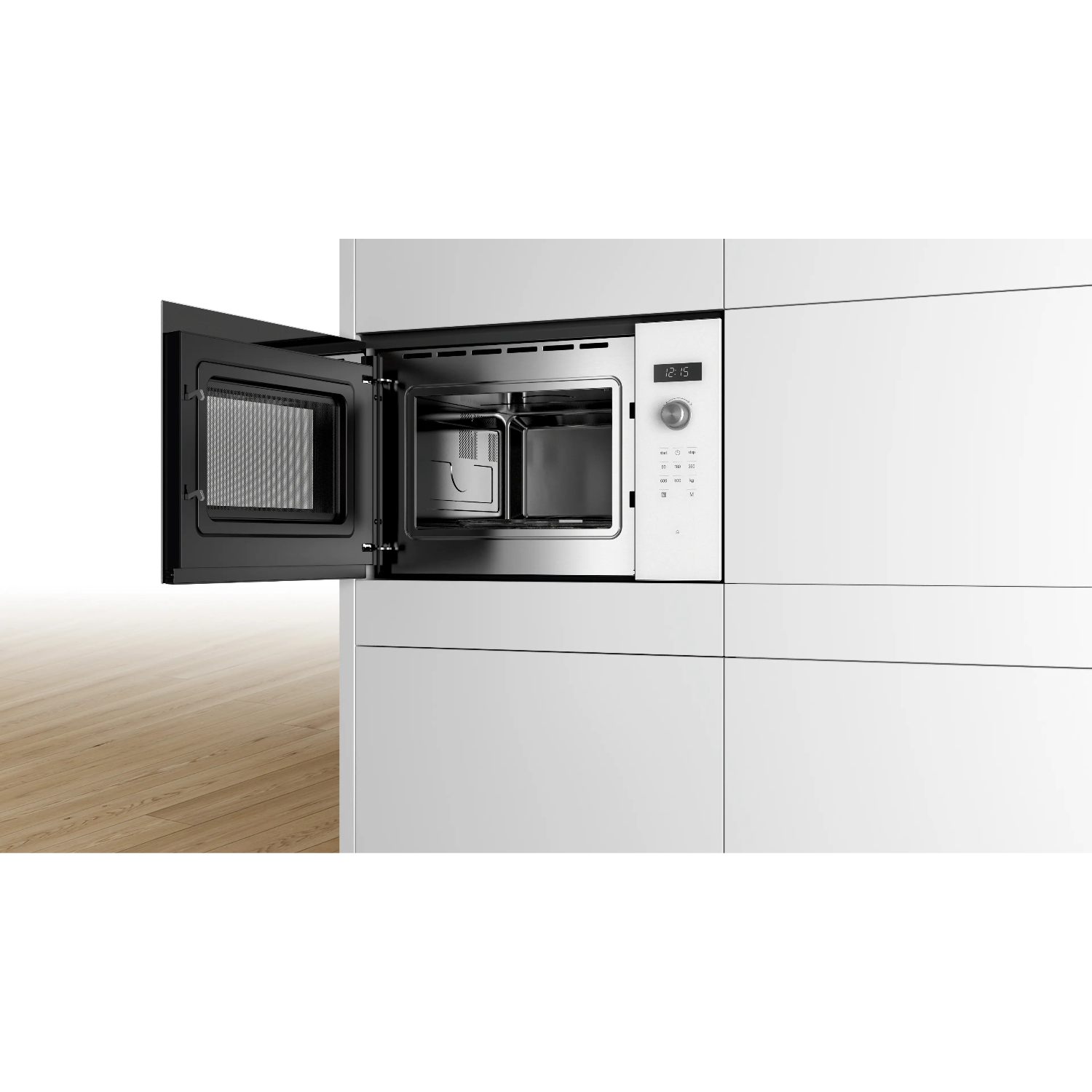 Микроволновая печь встраиваемая Bosch BFL554MW0 белый в TehnoAdept