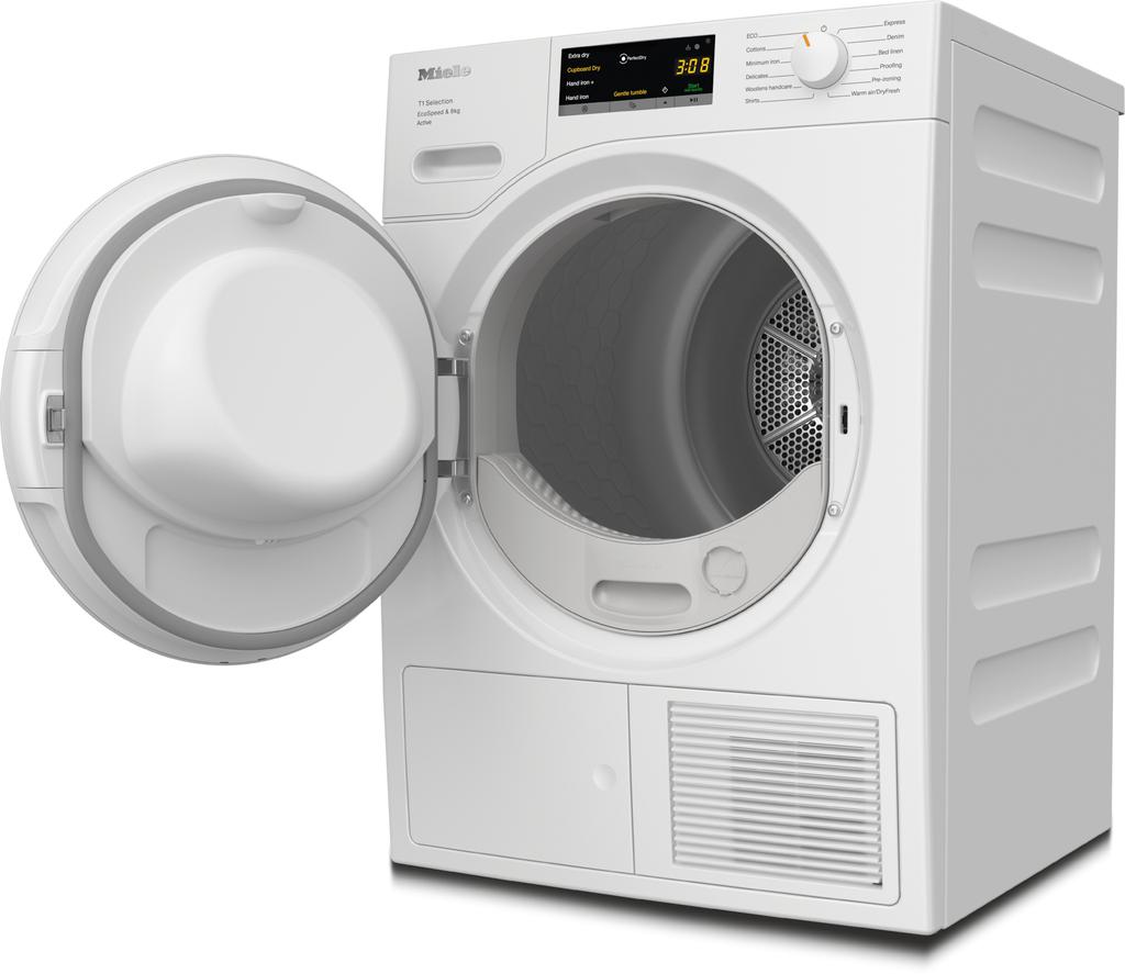 Сушильная машина Miele TSA523WP 8kg Active LOWE Lotus White, белый лотос в TehnoAdept