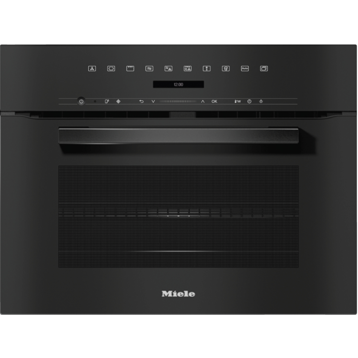 Духовой шкаф электрический с СВЧ Miele H 7240 BM OBSW Obsidian Black, черный обсидиан в TehnoAdept