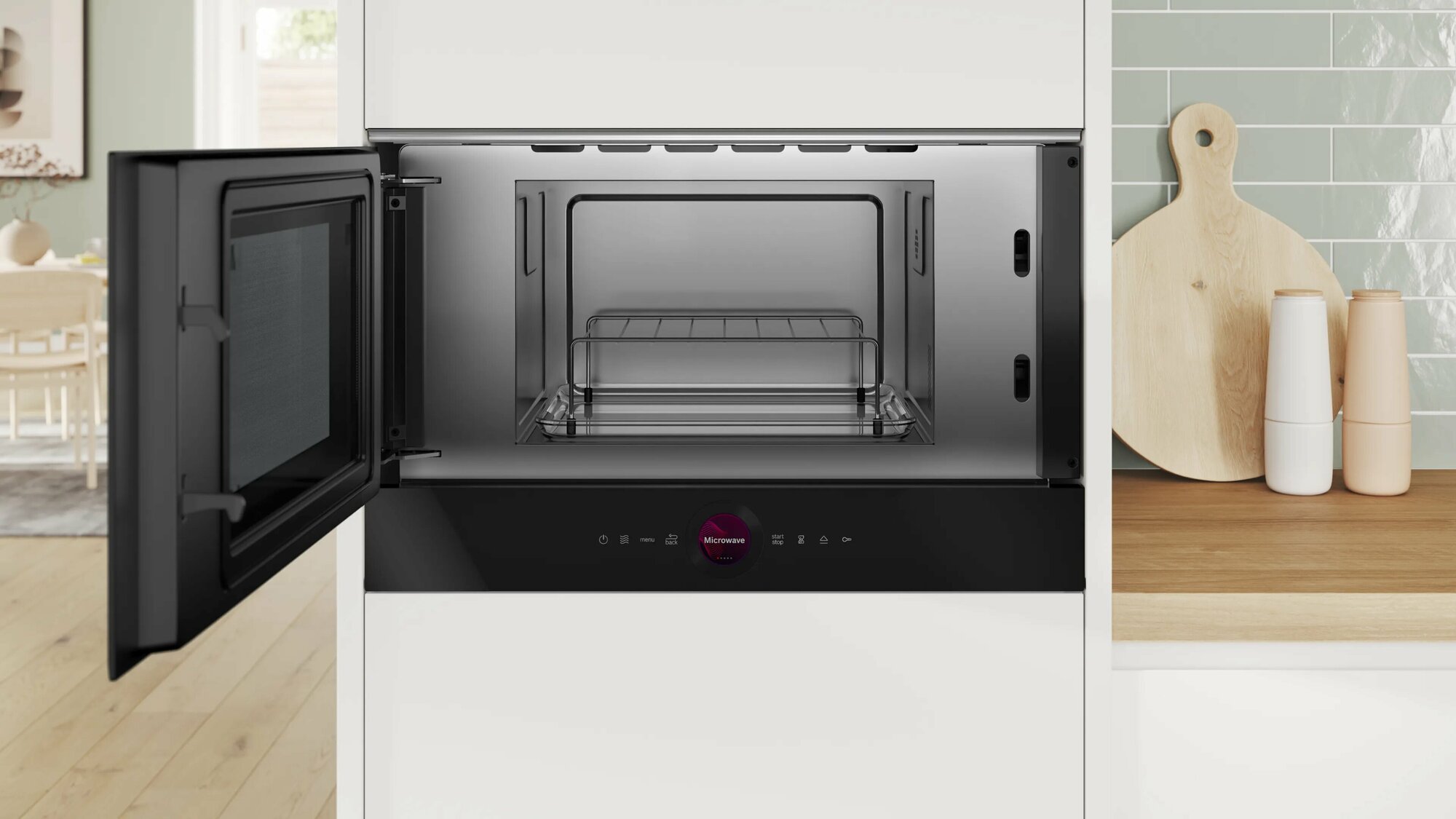 Микроволновая печь встраиваемая Bosch BEL7321B1, черный в TehnoAdept