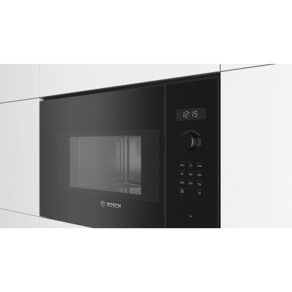 Микроволновая печь встраиваемая Bosch BFL524MB0 черный в TehnoAdept