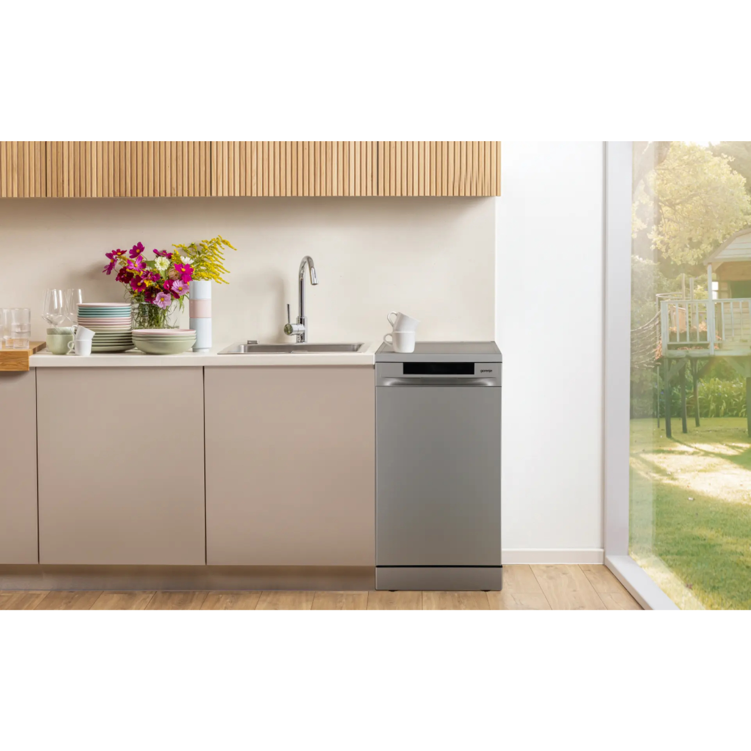 Посудомоечная машина Gorenje GS541D10X, серебристый в TehnoAdept