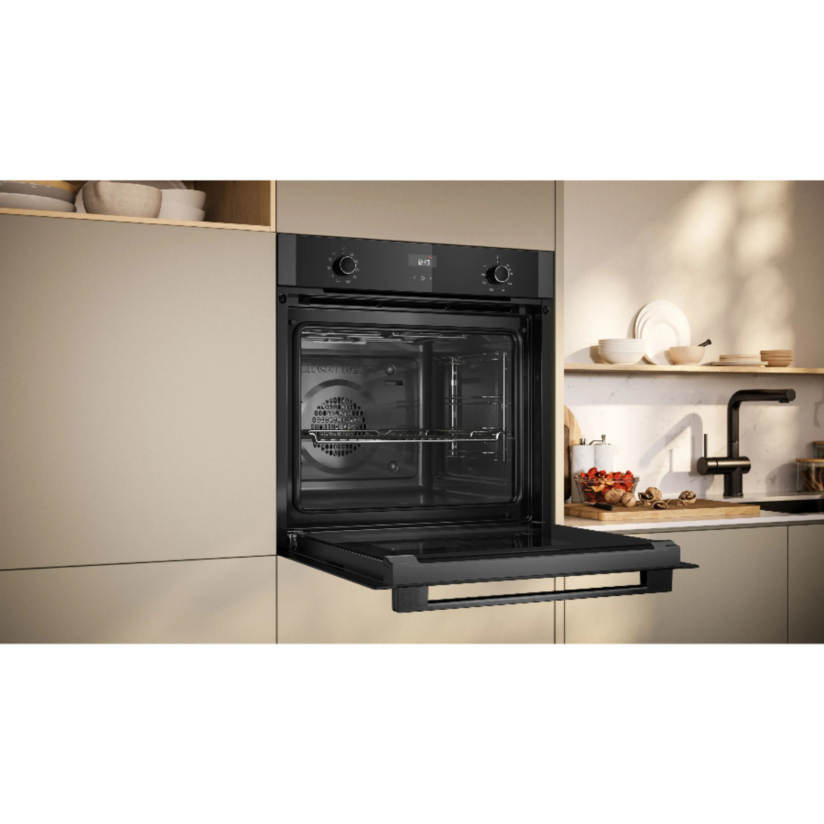 Духовой шкаф электрический Neff B1ACE2AG3, графитово-серый в TehnoAdept