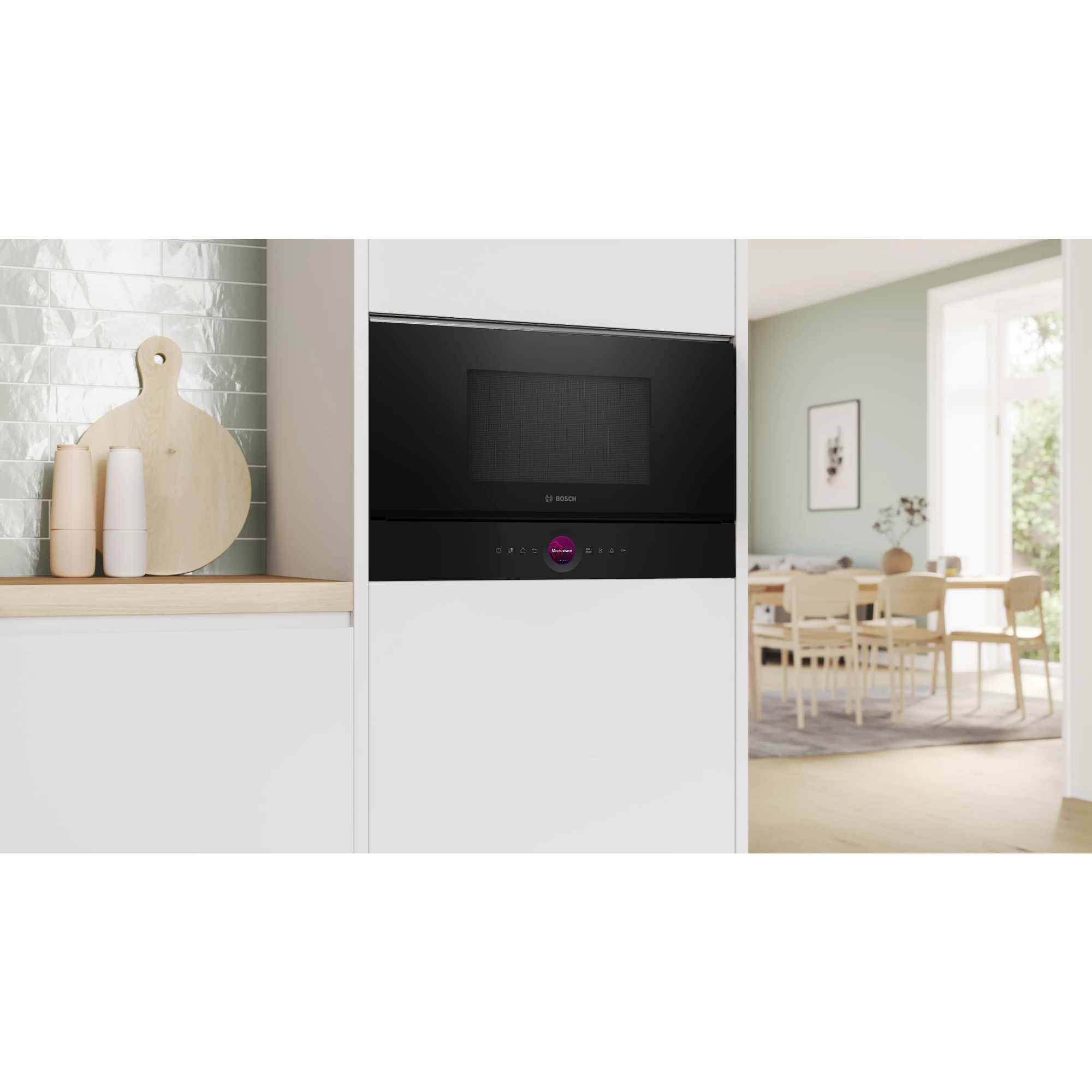 Микроволновая печь встраиваемая Bosch BER7321B1, черный в TehnoAdept