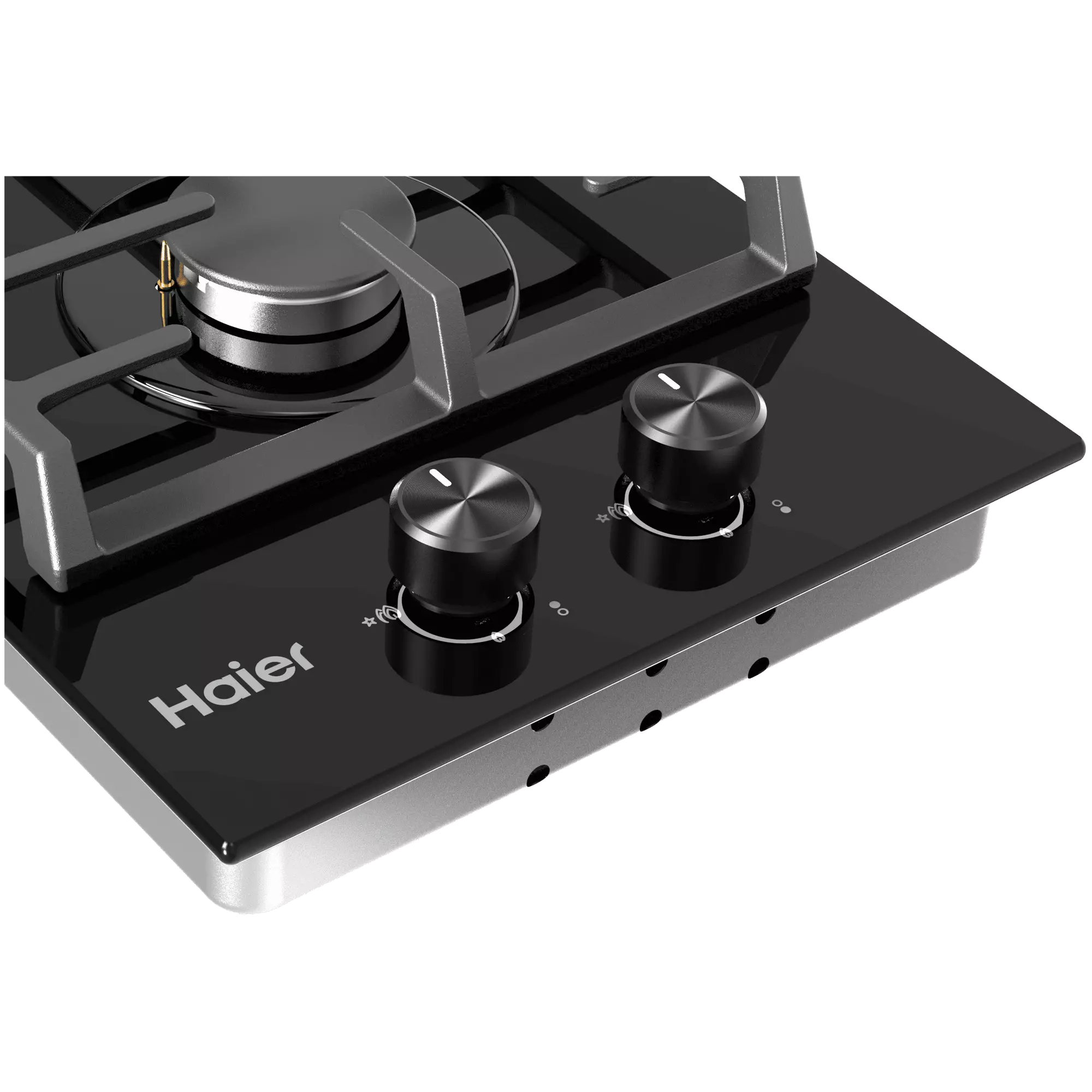 Варочная панель газовая Haier HHX-G32CWLB, черный в TehnoAdept