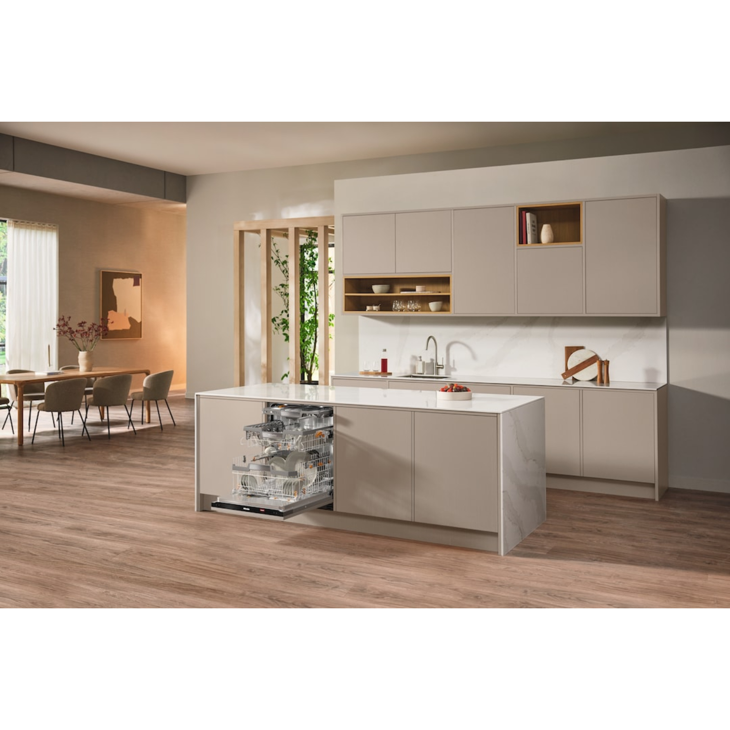 Посудомоечная машина встраиваемая Miele G 7980 SCVi AutoDos K2O CLST/OBSW Clean Steel/Obsidian Black в TehnoAdept