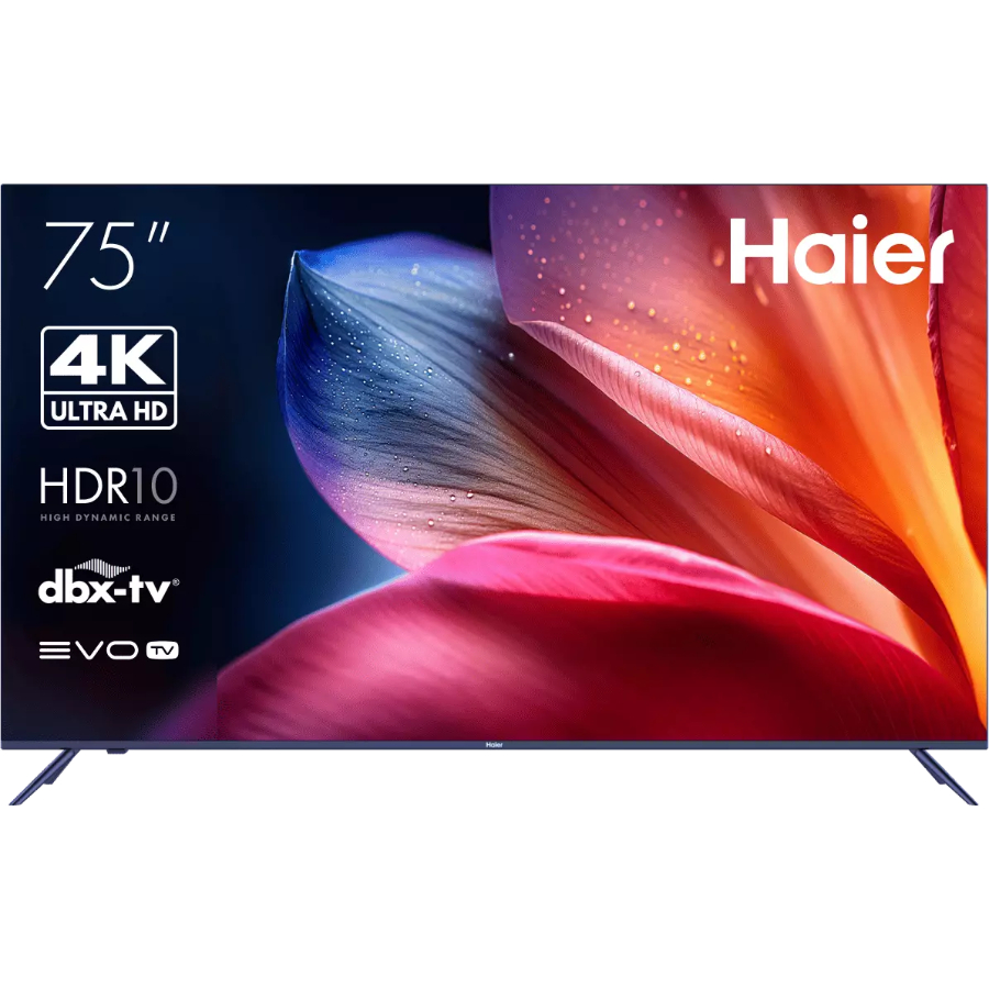 Телевизор Haier 75 Smart TV S1, черный в TehnoAdept