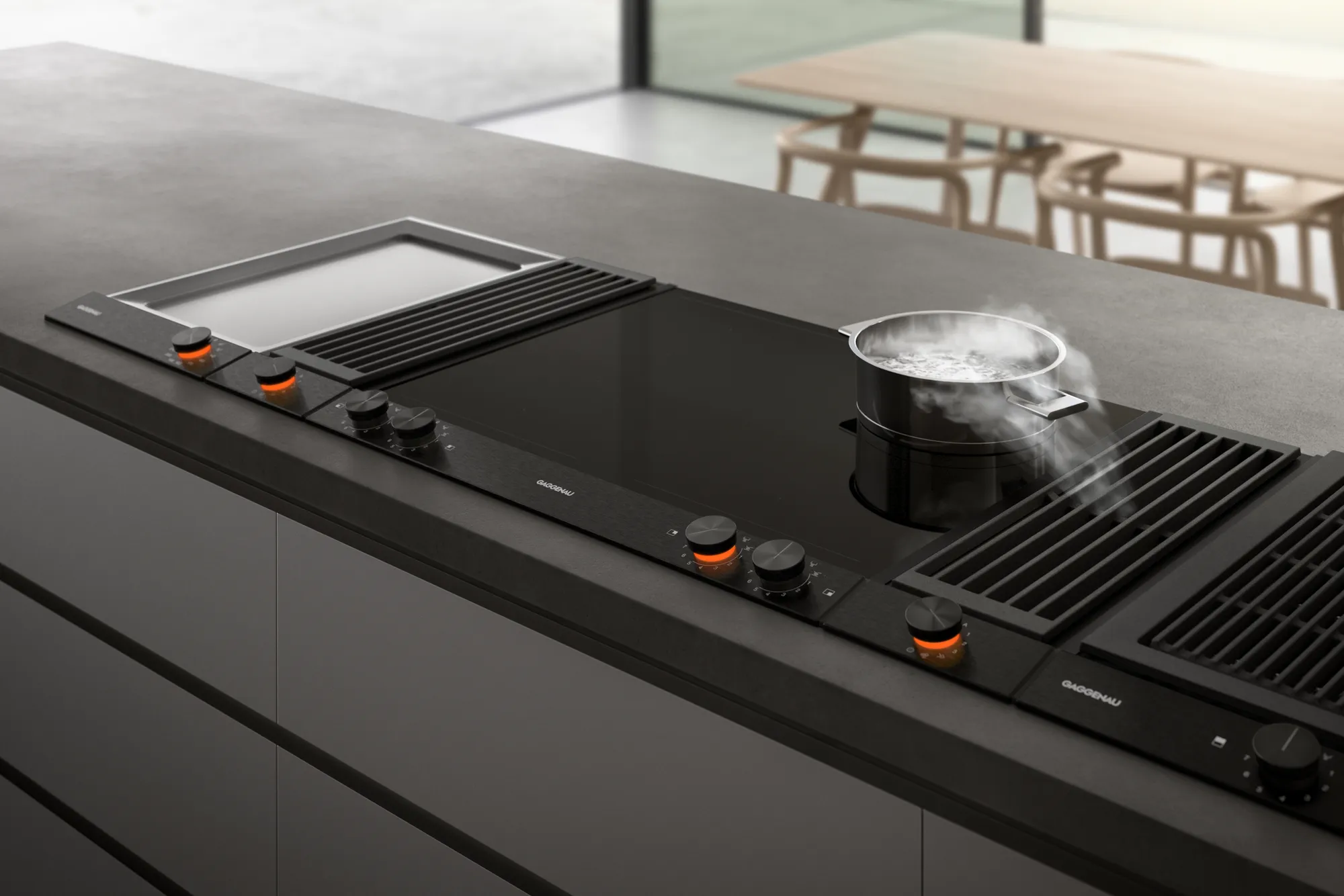 Вытяжка встраиваемая в столешницу Gaggenau VL200120, черный в TehnoAdept