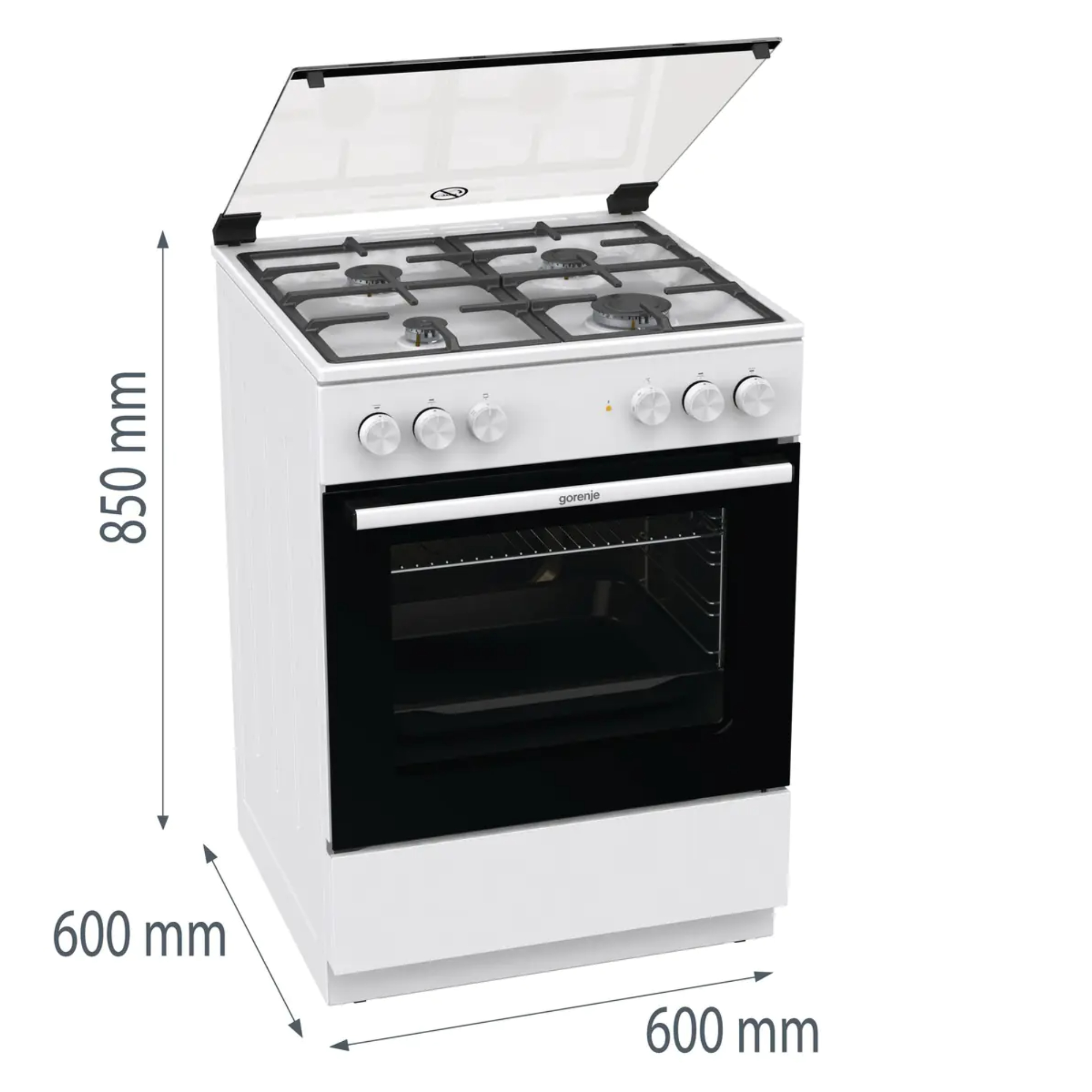 Плита комбинированная Gorenje GK6A20WF, белый в TehnoAdept