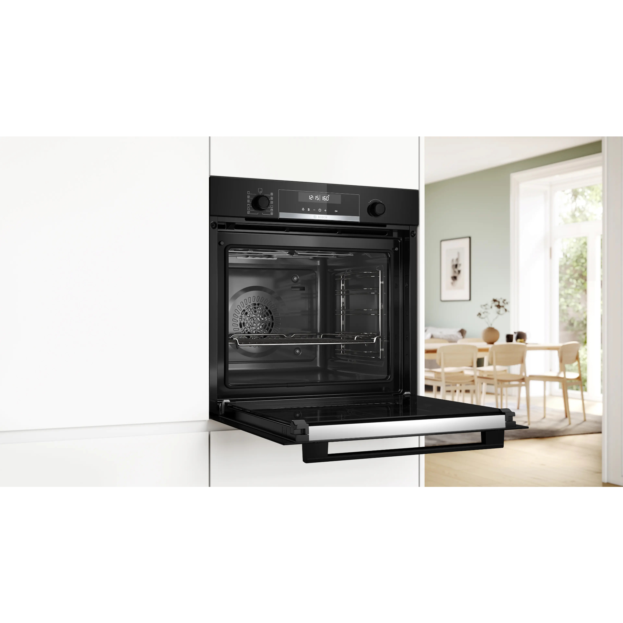 Духовой шкаф электрический Bosch HBG578BB3, черный в TehnoAdept