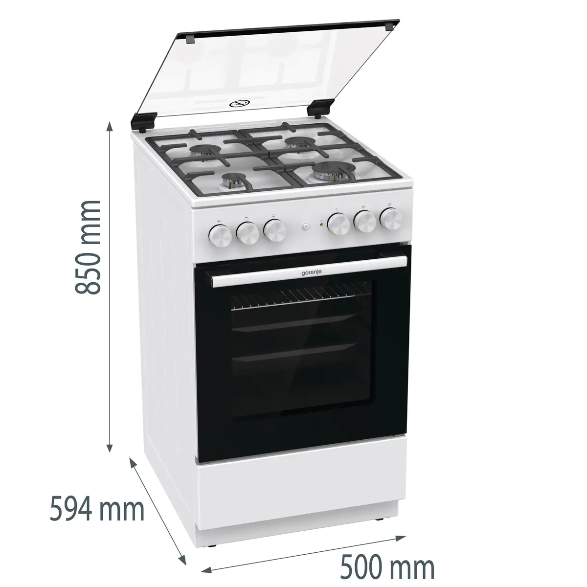 Плита комбинированная Gorenje GK5A41WF, белый в TehnoAdept