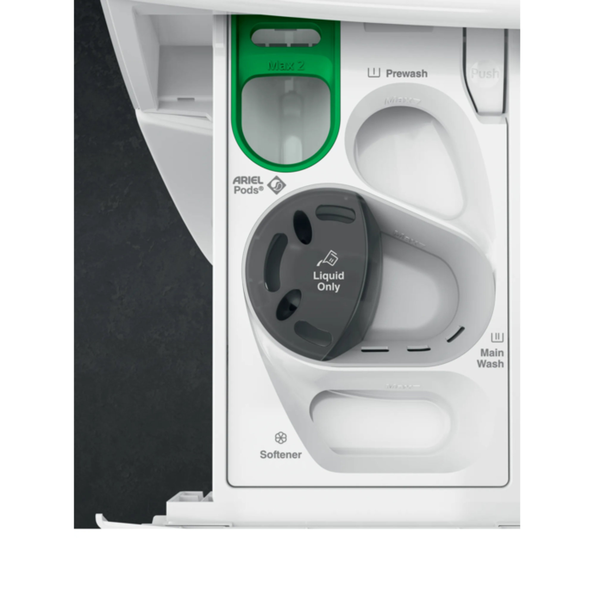 Стирально-сушильная машина AEG LWR85066OE, белый в TehnoAdept