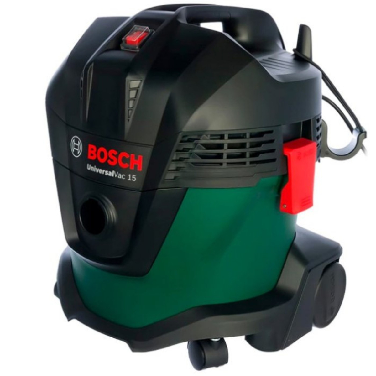 Пылесос строительный Bosch UniversalVac 15 (06033D1100), зеленый в TehnoAdept