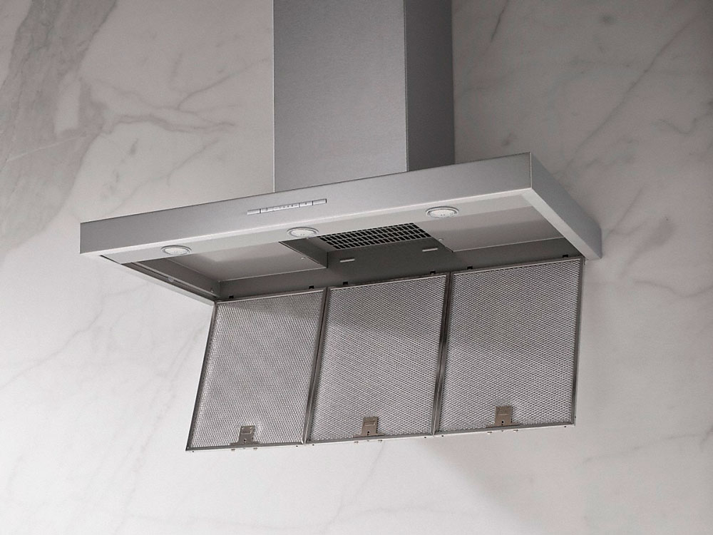 Вытяжка настенная Miele PUR 98 W EDST Stainless Steel, нержавеющая сталь в TehnoAdept
