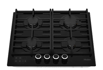 Варочная панель газовая Haier HHX-G64CNSB, черный в TehnoAdept