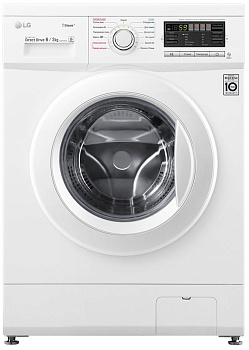 Стирально-сушильная машина LG F1296CDS0 (F1296CDS0X), белый в TehnoAdept